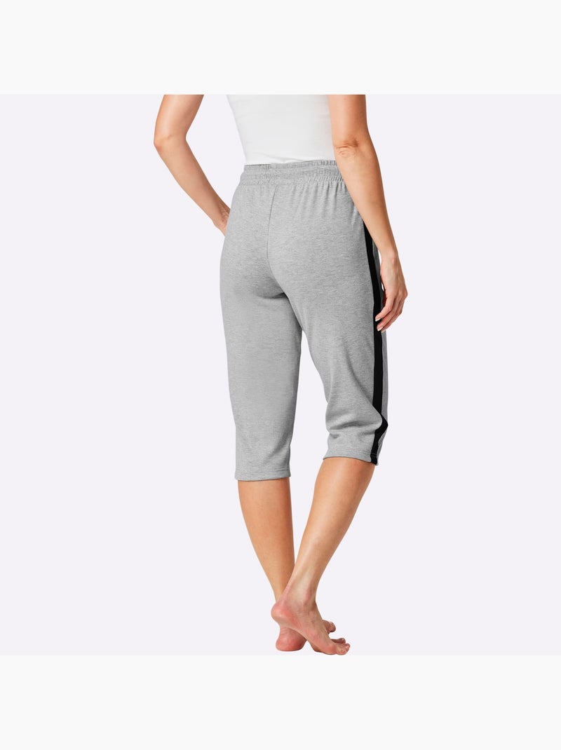 Corsaire Interlock - Taille Standard - Witt Gris chiné - Kiabi
