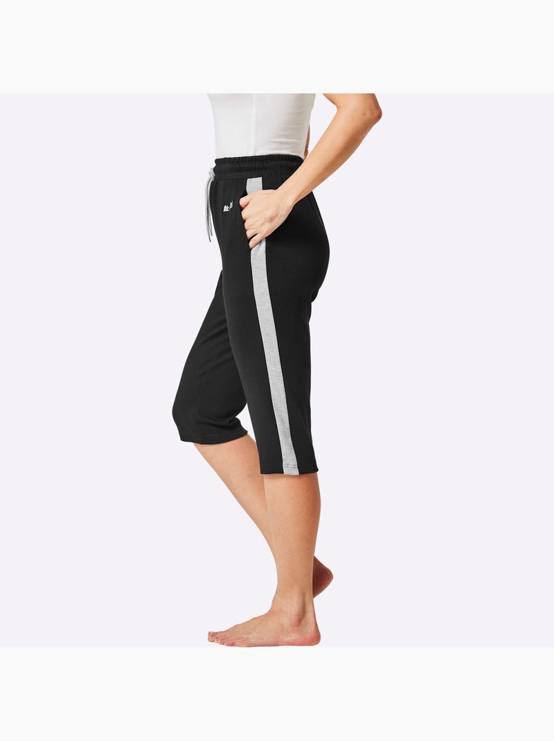 Corsaire Interlock - Taille Standard - Witt Noir - Kiabi