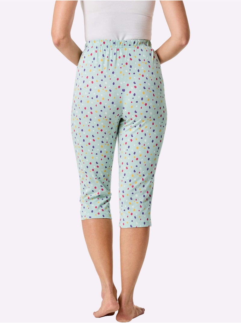 Corsaire Jersey Fin - Taille Standard - Witt Menthe - Kiabi