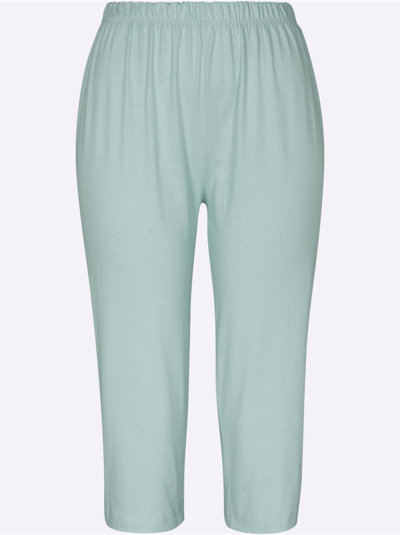 Corsaire Jersey Fin - Taille Standard - Witt Vert - Kiabi