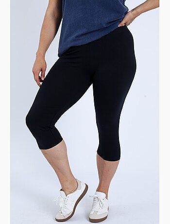 Corsaire legging en coton uni