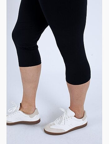 Corsaire legging en coton uni PAPRIKA