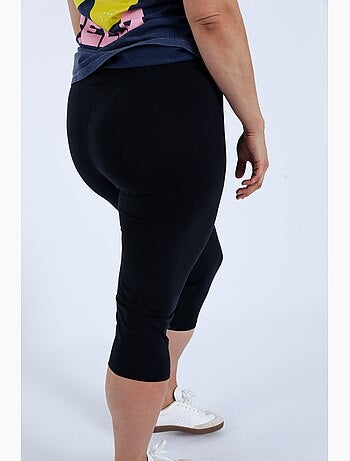 Corsaire legging en coton uni PAPRIKA