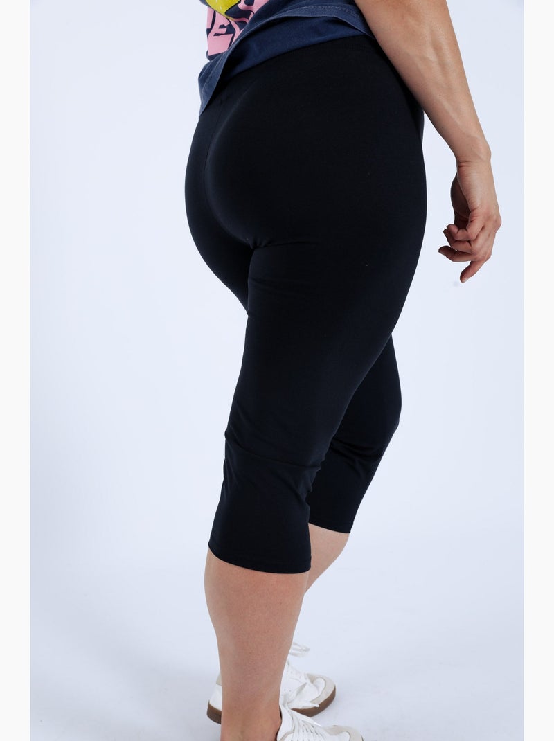 Corsaire legging en coton uni PAPRIKA Blanc - Kiabi