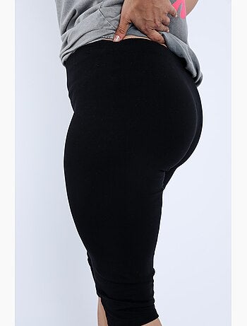 Corsaire legging en coton uni PAPRIKA