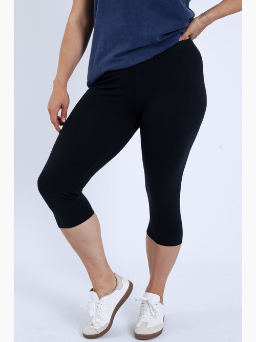 Corsaire legging en coton uni PAPRIKA - Kiabi