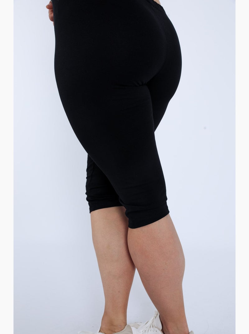 Corsaire legging en coton uni PAPRIKA Bleu marine - Kiabi