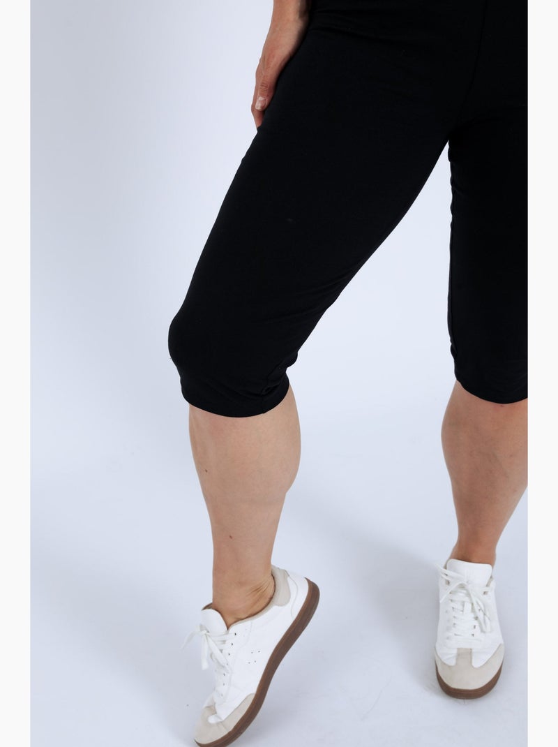 Corsaire legging en coton uni PAPRIKA Bleu marine - Kiabi
