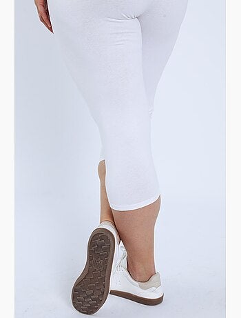 Corsaire legging en coton uni PAPRIKA