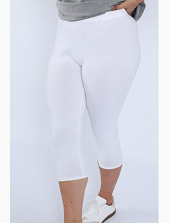 Corsaire legging en coton uni PAPRIKA