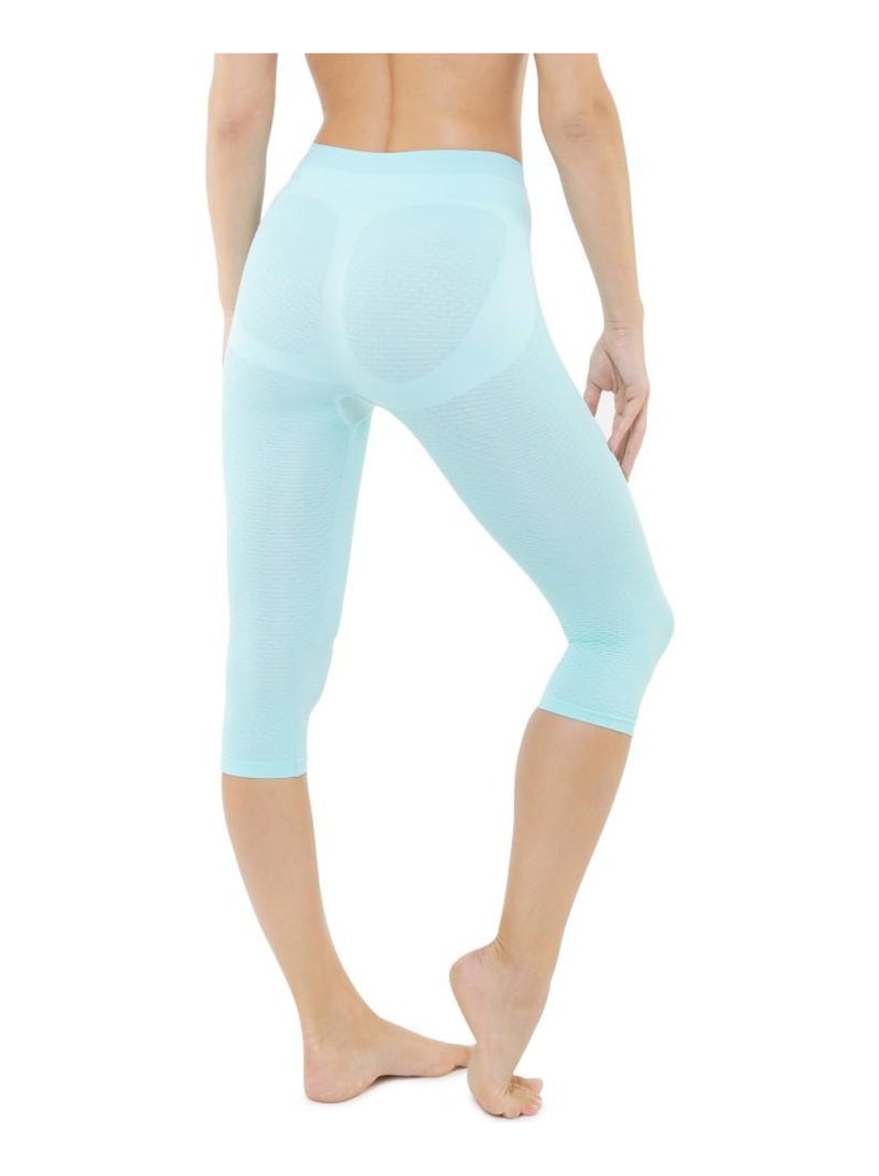Corsaire long minceur auto-massant BEAUTYTHERM Vert jade - Kiabi