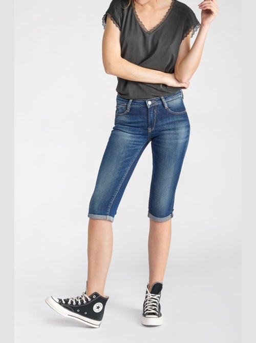 Corsaire MANDY pantacourt en jeans 'Le Temps Des Cerises' - Kiabi