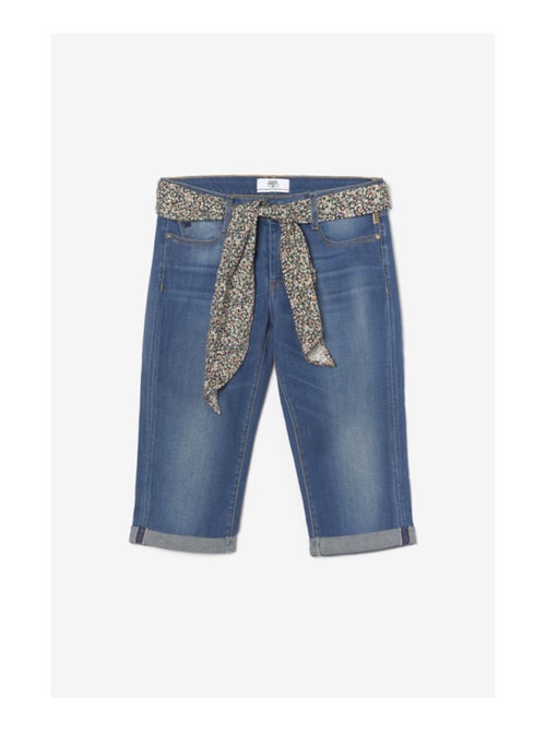 Corsaire MERMOZ pantacourt en jeans 'Le Temps Des Cerises' - Kiabi