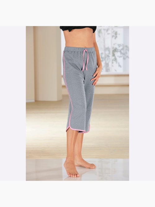 Corsaire passepoils contrastés tendance - taille standard - moda vilona - Kiabi