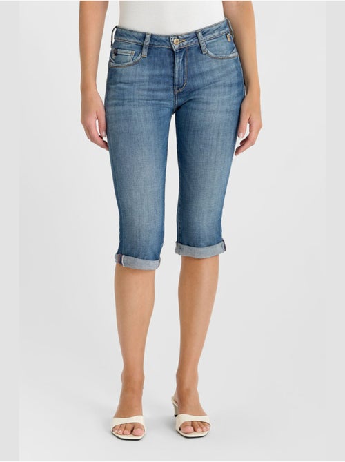 Corsaire PAULINA pantacourt en jeans 'Le Temps Des Cerises' - Kiabi