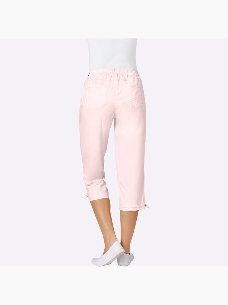 Corsaire Qualité Coton - Taille Courte - Witt Rose - Kiabi
