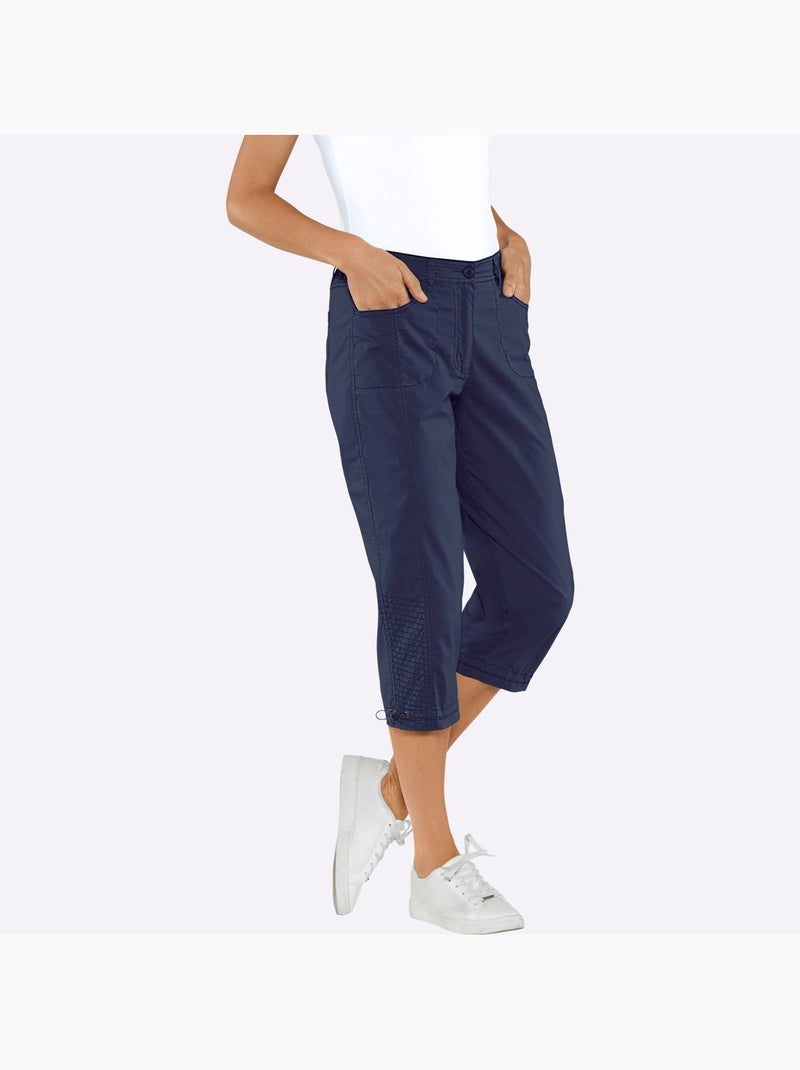 Corsaire Qualité Coton - Taille Standard - Witt Bleu nuit - Kiabi