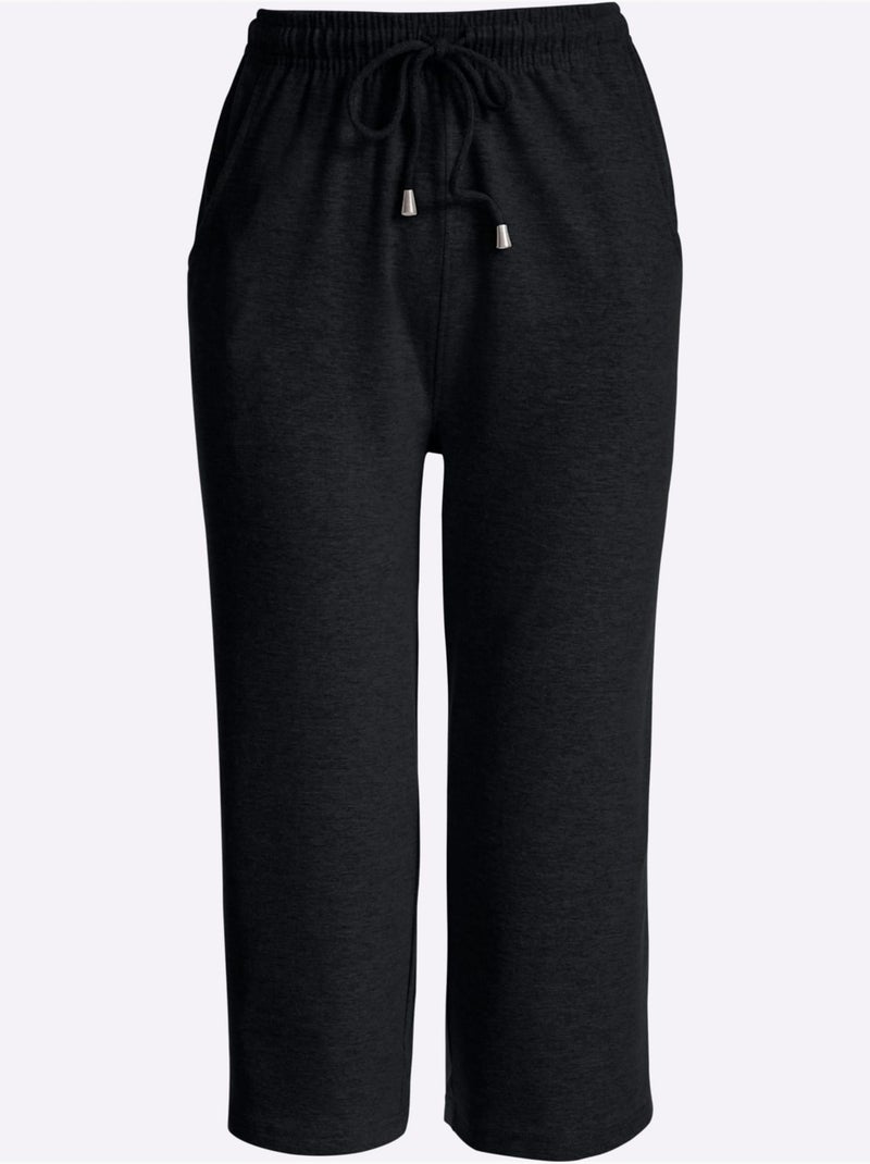 Corsaire Qualité Extensible - Taille Standard - Moda Vilona Bleu marine - Kiabi