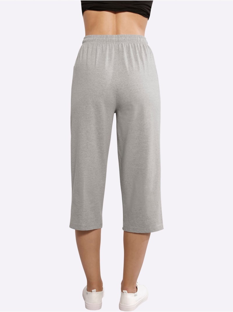 Corsaire Qualité Extensible - Taille Standard - Moda Vilona Gris - Kiabi