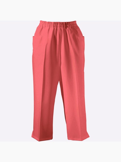 Corsaire sport avec plis repassés et 2 poches arrondies - Taille standard - Moda Vilona - Kiabi