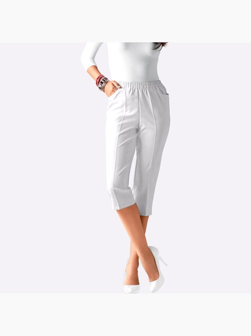 Corsaire sport avec plis repassés et ceinture élastique - Taille standard - Moda Vilona - Kiabi Corsaire sport avec plis repassés et ceinture élastique - Taille standard - Moda Vilona - Kiabi