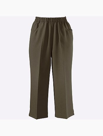 Corsaire sport avec plis repassés et ceinture élastique - Taille standard - Moda Vilona