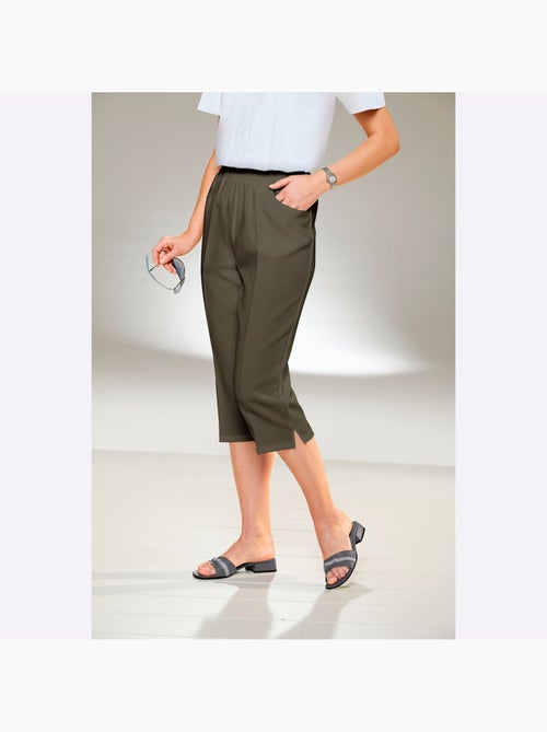 Corsaire sport avec plis repassés et ceinture élastique - Taille standard - Moda Vilona - Kiabi Corsaire sport avec plis repassés et ceinture élastique - Taille standard - Moda Vilona - Kiabi