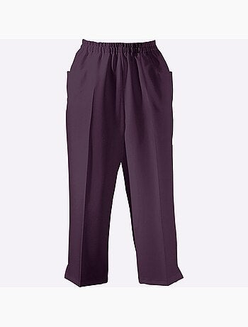 Corsaire sport avec plis repassés et ceinture élastique - Taille standard - Moda Vilona