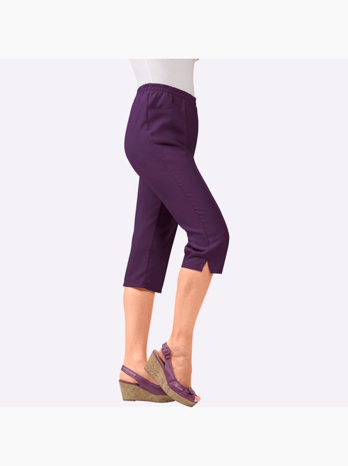 Corsaire sport avec plis repassés et ceinture élastique - Taille standard - Moda Vilona - Kiabi