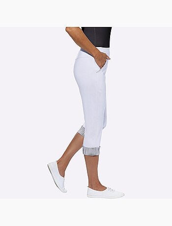 Corsaire sportif avec ceinture élastique et poches décoratives - Taille standard - Witt