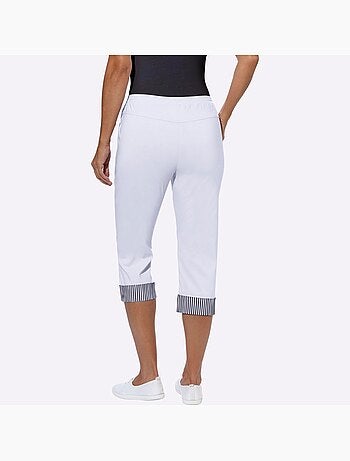 Corsaire sportif avec ceinture élastique et poches décoratives - Taille standard - Witt