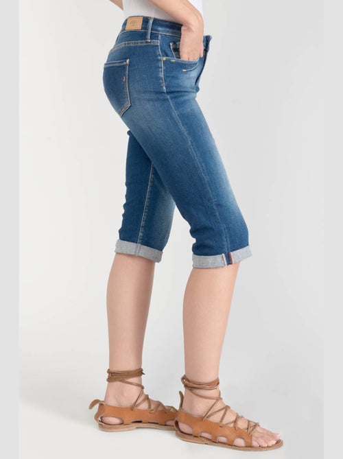 Corsaire VALLON pantacourt en jeans 'Le Temps Des Cerises' - Kiabi