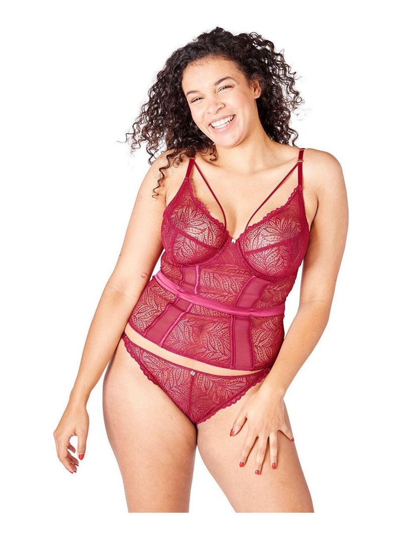 Corset AMSTERDAM - Camille Cerf & Pomm'Poire Rose - Kiabi