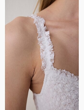 Corset en dentelle crinkle penti