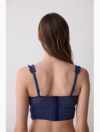 Corset en dentelle crinkle penti