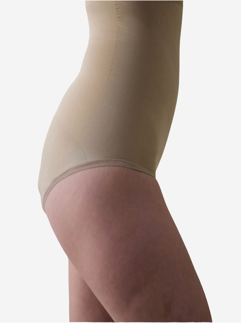 Corset slip sans coutures penti Beige argile - Kiabi