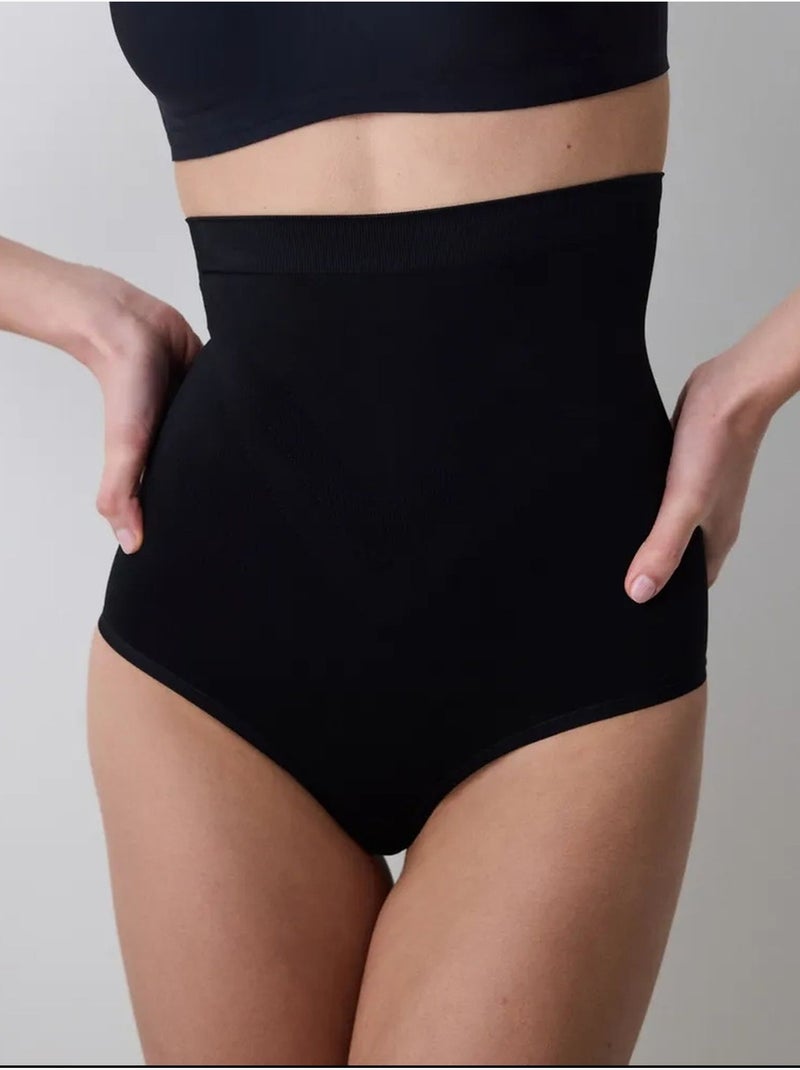 Corset slip sans coutures penti Noir - Kiabi