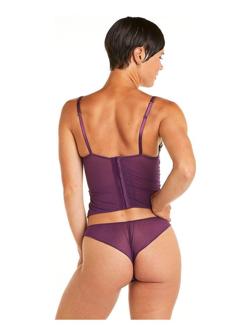 Corset VENUS - Camille Cerf & Pomm'Poire Violet - Kiabi