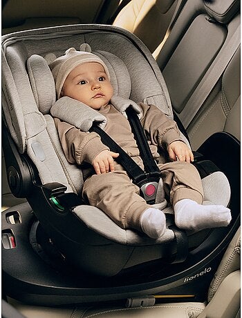 Cosi 360? ISOFIX LIONELO Moxie i-Size Set - L?g?re - 40-87cm - Tissu de bambou naturel