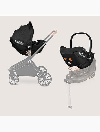 Cosi 360? ISOFIX LIONELO Moxie i-Size Set - L?g?re - 40-87cm - Tissu de bambou naturel
