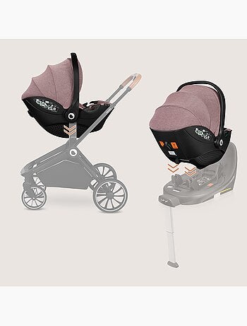 Cosi 360? ISOFIX LIONELO Moxie i-Size Set - L?g?re - 40-87cm - Tissu de bambou naturel