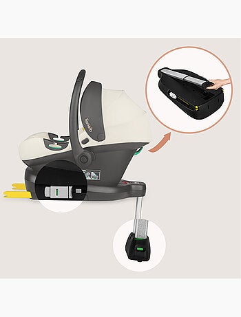 Cosi avec base ISOFIX - LIONELO Astrid i-Size - ADAC Récompense - Légère - Siège-auto 40-87 cm