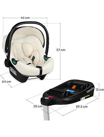 Cosi avec base ISOFIX - LIONELO Astrid i-Size - ADAC Récompense - Légère - Siège-auto 40-87 cm