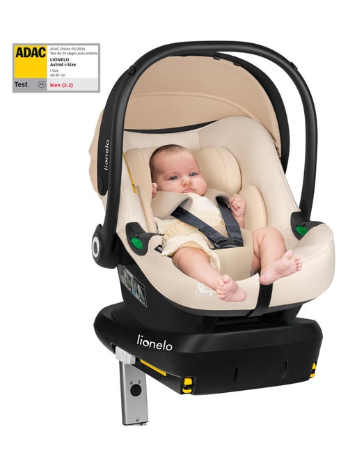 Cosi avec base ISOFIX - LIONELO Astrid i-Size - ADAC Récompense - Légère - Siège-auto 40-87 cm - Kiabi Cosi avec base ISOFIX - LIONELO Astrid i-Size - ADAC Récompense - Légère - Siège-auto 40-87 cm - Kiabi