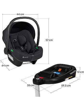 Cosi avec base ISOFIX - LIONELO Astrid i-Size - ADAC Récompense - Légère - Siège-auto 40-87 cm