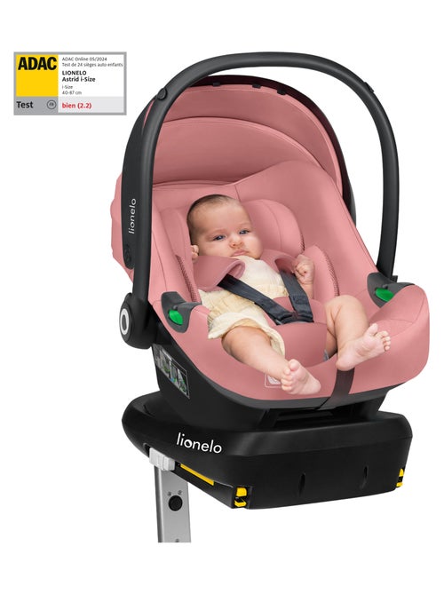 Cosi avec base ISOFIX - LIONELO Astrid i-Size - ADAC Récompense - Légère - Siège-auto 40-87 cm - Kiabi Cosi avec base ISOFIX - LIONELO Astrid i-Size - ADAC Récompense - Légère - Siège-auto 40-87 cm - Kiabi