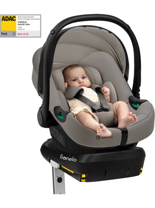 Cosi avec base ISOFIX - LIONELO Astrid i-Size - ADAC Récompense - Légère - Siège-auto 40-87 cm - Kiabi Cosi avec base ISOFIX - LIONELO Astrid i-Size - ADAC Récompense - Légère - Siège-auto 40-87 cm - Kiabi