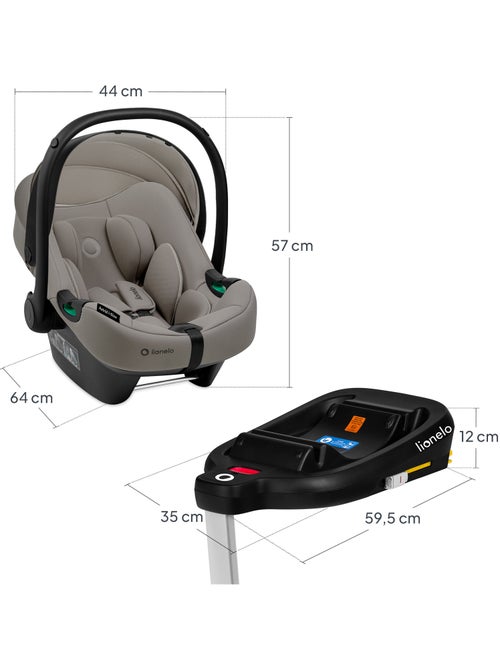 Cosi avec base ISOFIX - LIONELO Astrid i-Size - ADAC Récompense - Légère - Siège-auto 40-87 cm - Kiabi Cosi avec base ISOFIX - LIONELO Astrid i-Size - ADAC Récompense - Légère - Siège-auto 40-87 cm - Kiabi