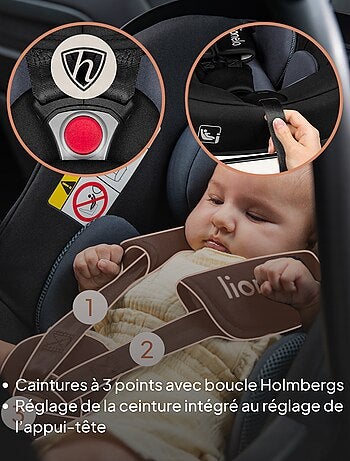 Cosi avec base ISOFIX - LIONELO Astrid i-Size - ADAC Récompense - Légère - Siège-auto 40-87 cm