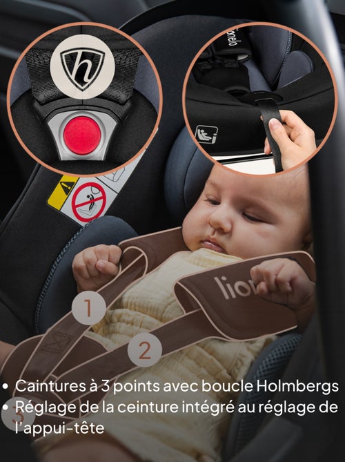 Cosi avec base ISOFIX - LIONELO Astrid i-Size - ADAC Récompense - Légère - Siège-auto 40-87 cm - Kiabi Cosi avec base ISOFIX - LIONELO Astrid i-Size - ADAC Récompense - Légère - Siège-auto 40-87 cm - Kiabi